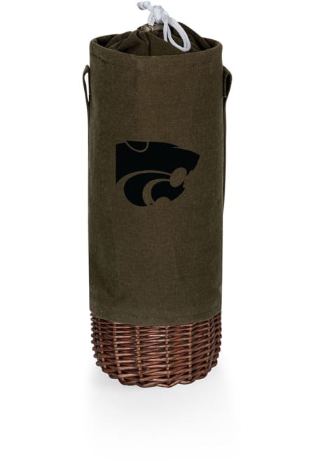 Khaki K-State Wildcats Malbec Insulated Basket Wine Accessory