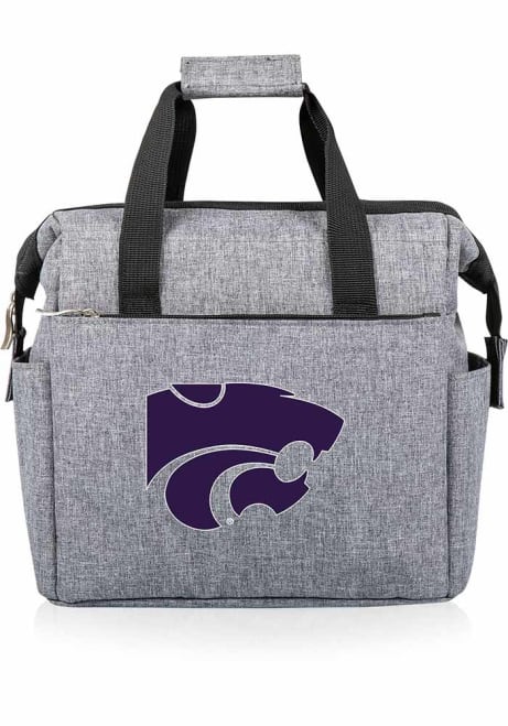 K-State Wildcats Picnic Time On The Go Insulated Tote Bag - Grey
