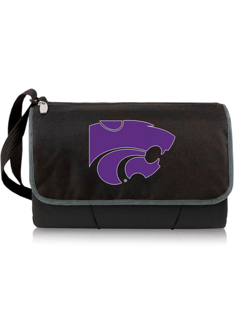 K-State Wildcats Black Picnic Time Outdoor Picnic Fleece Blanket