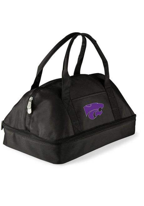 K-State Wildcats Black Picnic Time Potluck Casserole Tote Serving Tray