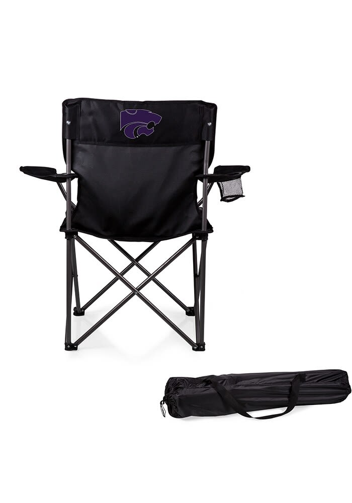 K-State Wildcats BLACK PTZ Camp Folding Chair - 7429010