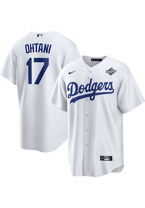 Shohei Ohtani Los Angeles Dodgers Mens Replica 2025 World Series Participant Jersey - White