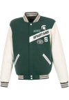 Main image for Michigan State Spartans Reversible Two-Tone Heavyweight Jacket - Green