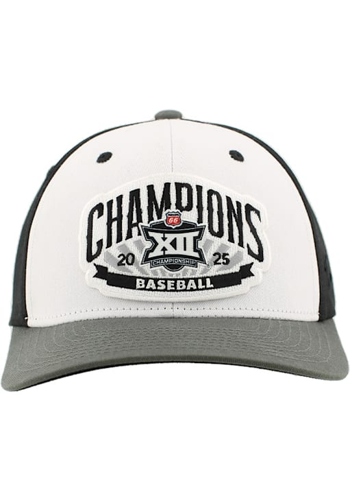Arizona Wildcats White 2025 Big 12 Baseball Tournament Champs LR Dakota  Adjustable Hat