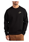 Main image for Mens Purdue Boilermakers Black Cutter and Buck Roam Crew Sweatshirt
