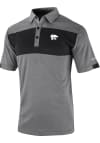 Main image for Mens K-State Wildcats Black Columbia Heat Seal Omni Wick Total Control Short Sleeve Polo Shirt
