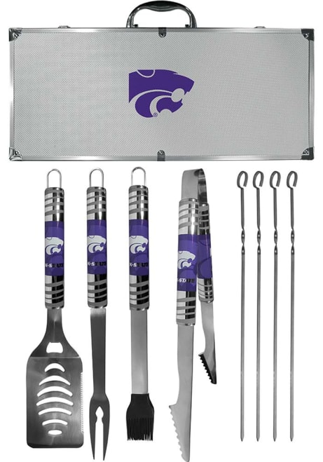 Grey K-State Wildcats 8 Piece Tailgater Tool Set