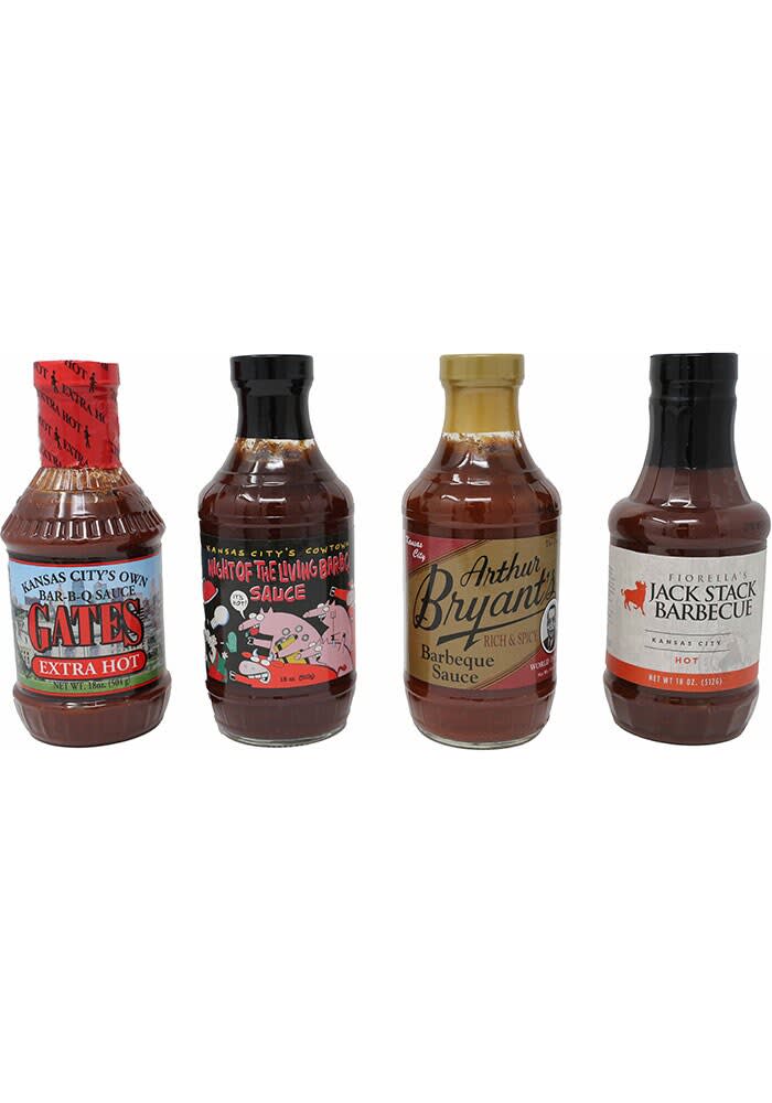 Taste of Kansas City Hot & Spicy Bar-B-Q Sauce 4-Pack Gift Box