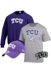 Main image for TCU Horned Frogs Mens Grey Gift Pack Sets Long Sleeve Crew Sweatshirt