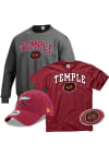 Main image for Temple Owls Mens Grey Gift Pack Sets Long Sleeve Crew Sweatshirt