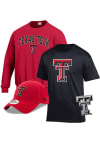 Main image for Texas Tech Red Raiders Mens Grey Gift Pack Sets Long Sleeve Crew Sweatshirt