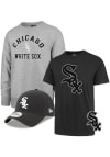 Main image for Chicago White Sox Mens Grey Gift Pack Long Sleeve Crew Sweatshirt