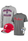 Main image for Philadelphia Phillies Mens Grey Gift Pack Long Sleeve Crew Sweatshirt