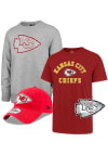 Main image for Kansas City Chiefs Mens Grey Gift Pack Long Sleeve Crew Sweatshirt