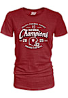 Main image for Indiana Hoosiers Crimson Blue 84 2025 College Football National Champions Short Sleeve T-Shirt