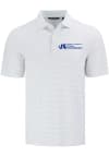 Main image for Mens Drexel Dragons White Cutter and Buck Fine Line Short Sleeve Polo Shirt