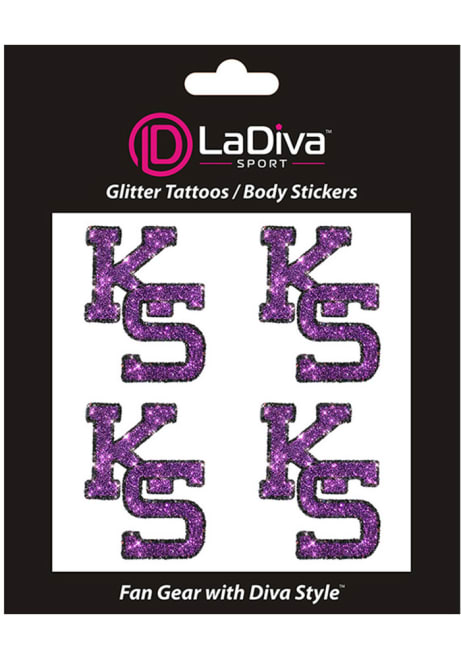 Purple K-State Wildcats 4-pack Tattoo