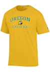 Main image for Oregon Ducks Yellow Champion Font Class of 2026 Jersey Short Sleeve T Shirt