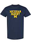 Main image for Michigan Wolverines Basic Block Parent Short Sleeve T Shirt - Navy Blue