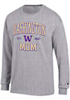 Main image for Mens Washington Huskies Grey Champion EST Date Mom Jersey Tee