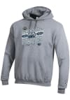 Main image for Mens Penn State Nittany Lions Grey Champion 2025 Wrestling National Champions Powerblend Hooded Sw..