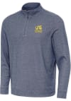 Main image for Mens Drexel Dragons Navy Blue Antigua Subtle Qtr Zip Pullover