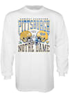 Main image for Mens White Pitt Panthers Football vs Notre Dame Fighting Irish Tee