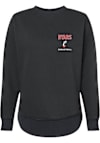 Main image for Brianna Byars Rally Womens Black Cincinnati Bearcats NIL Embroidered Crew Sweatshirt