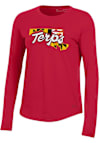 Main image for Womens Maryland Terrapins Red Under Armour Local State Shape LS Tee