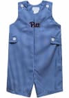 Main image for Toddler Pitt Panthers Blue Vive La Fete Gingham Overalls