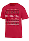 Main image for Nebraska Cornhuskers Red Champion Christmas Short Sleeve T Shirt