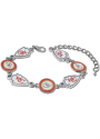 Kansas City Chiefs Womens Chain Bracelet - Red