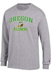 Main image for Mens Oregon Ducks Grey Champion Logo Alumni Jersey Tee