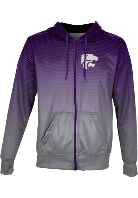 Youth K-State Wildcats Purple ProSphere Zoom Light Weight Jacket