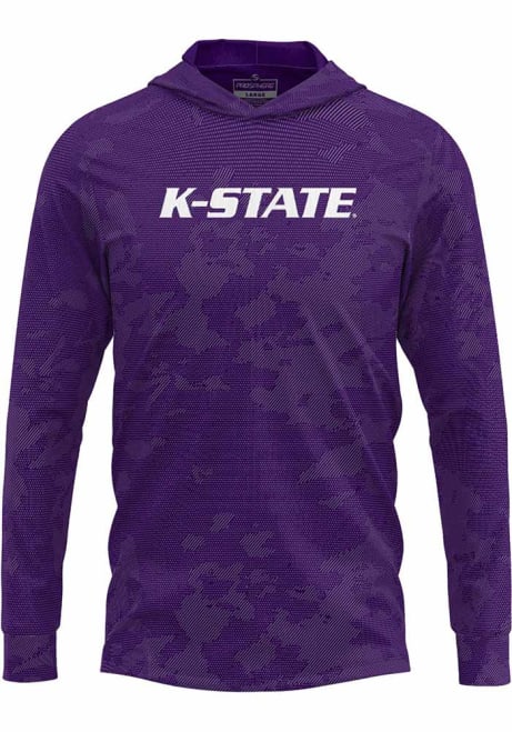 Mens K-State Wildcats Purple ProSphere Disrupter Hooded Sweatshirt