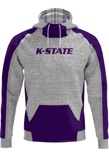 Mens K-State Wildcats Purple ProSphere Heritage Hooded Sweatshirt