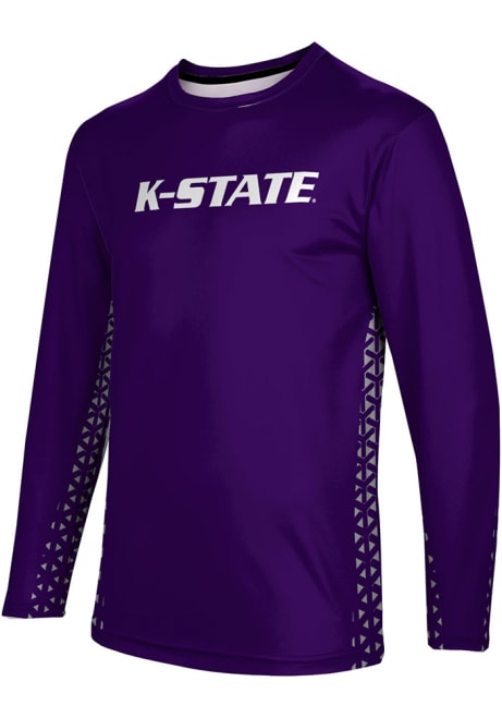 Mens K-State Wildcats Purple ProSphere Geometric Tee