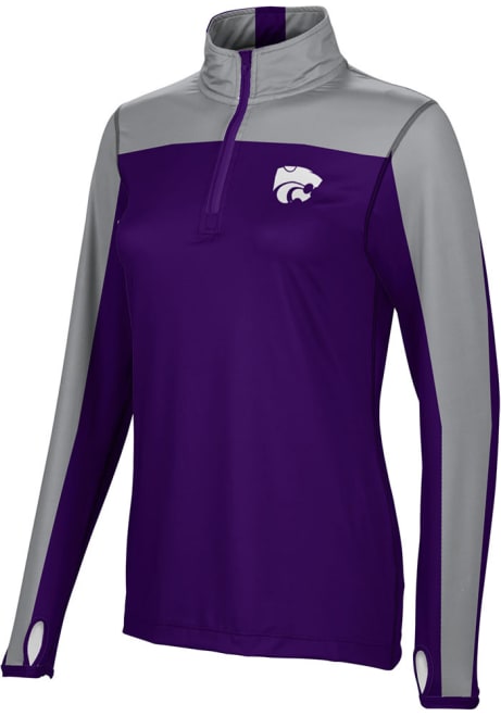 Womens K-State Wildcats Purple ProSphere Sharp 1/4 Zip Pullover