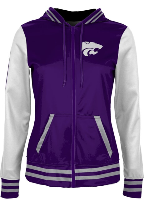 Womens K-State Wildcats Purple ProSphere Letterman Light Weight Jacket