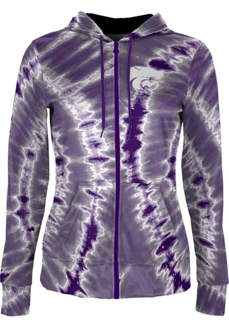 Womens K-State Wildcats Purple ProSphere Tie Dye Light Weight Jacket