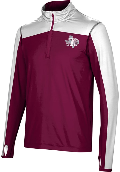 CRIMSON PRIDE Sublimated Long Sleeve 1/4 Zip Jacket (White/Maroon) CRIMSON PRIDE Sublimated Long Sleeve 1/4 Zip Jacket (White/Maroon)