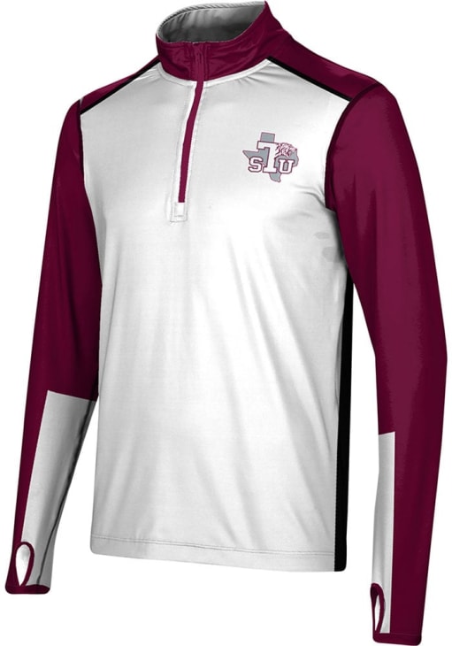 CRIMSON PRIDE Sublimated Long Sleeve 1/4 Zip Jacket (White/Maroon) CRIMSON PRIDE Sublimated Long Sleeve 1/4 Zip Jacket (White/Maroon)