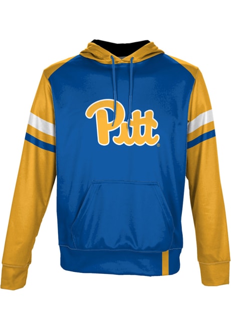 Youth Pitt Panthers Blue ProSphere Old School Long Sleeve Hooded Sweatshirt