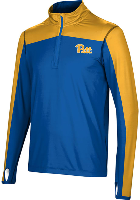 Mens Pitt Panthers Blue ProSphere Sharp Qtr Zip Pullover