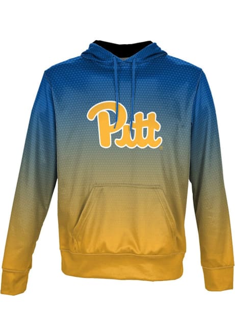 Mens Pitt Panthers Blue ProSphere Zoom Hooded Sweatshirt