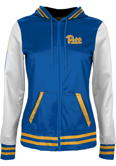 Womens Pitt Panthers Blue ProSphere Letterman Light Weight Jacket