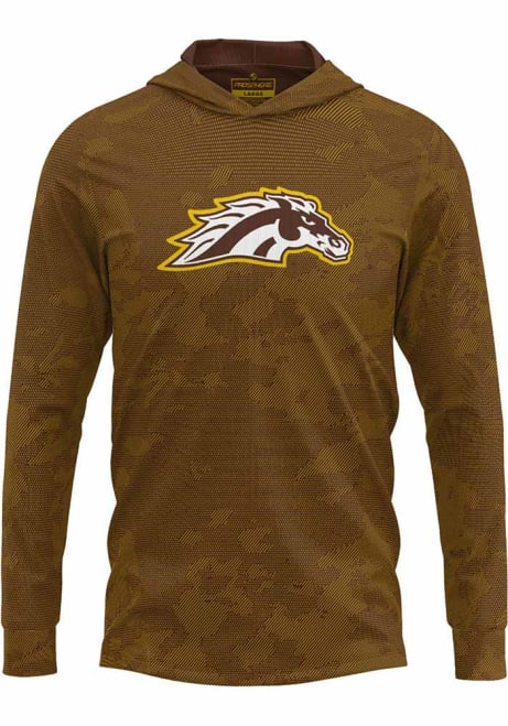 Mens Western Michigan Broncos Brown ProSphere Disrupter Hooded Sweatshirt