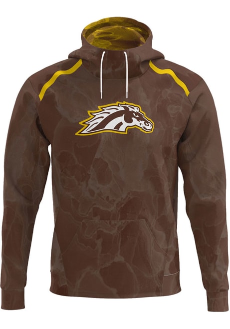 Mens Western Michigan Broncos Brown ProSphere Element Hooded Sweatshirt