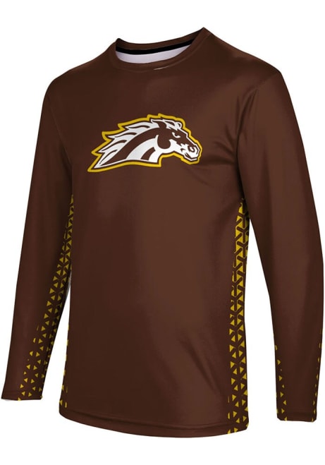 Mens Western Michigan Broncos Brown ProSphere Geometric Tee