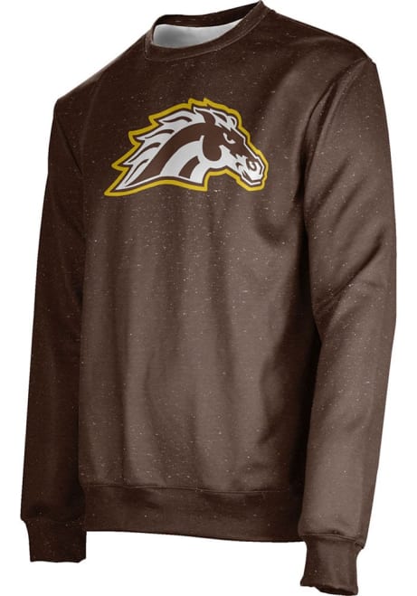 Mens Western Michigan Broncos Brown ProSphere Heather Crew Sweatshirt